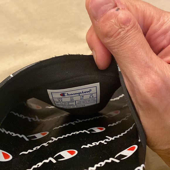 Champion slides, black, NWT, size 9.5 US / 43 EU - Picture 5 of 5